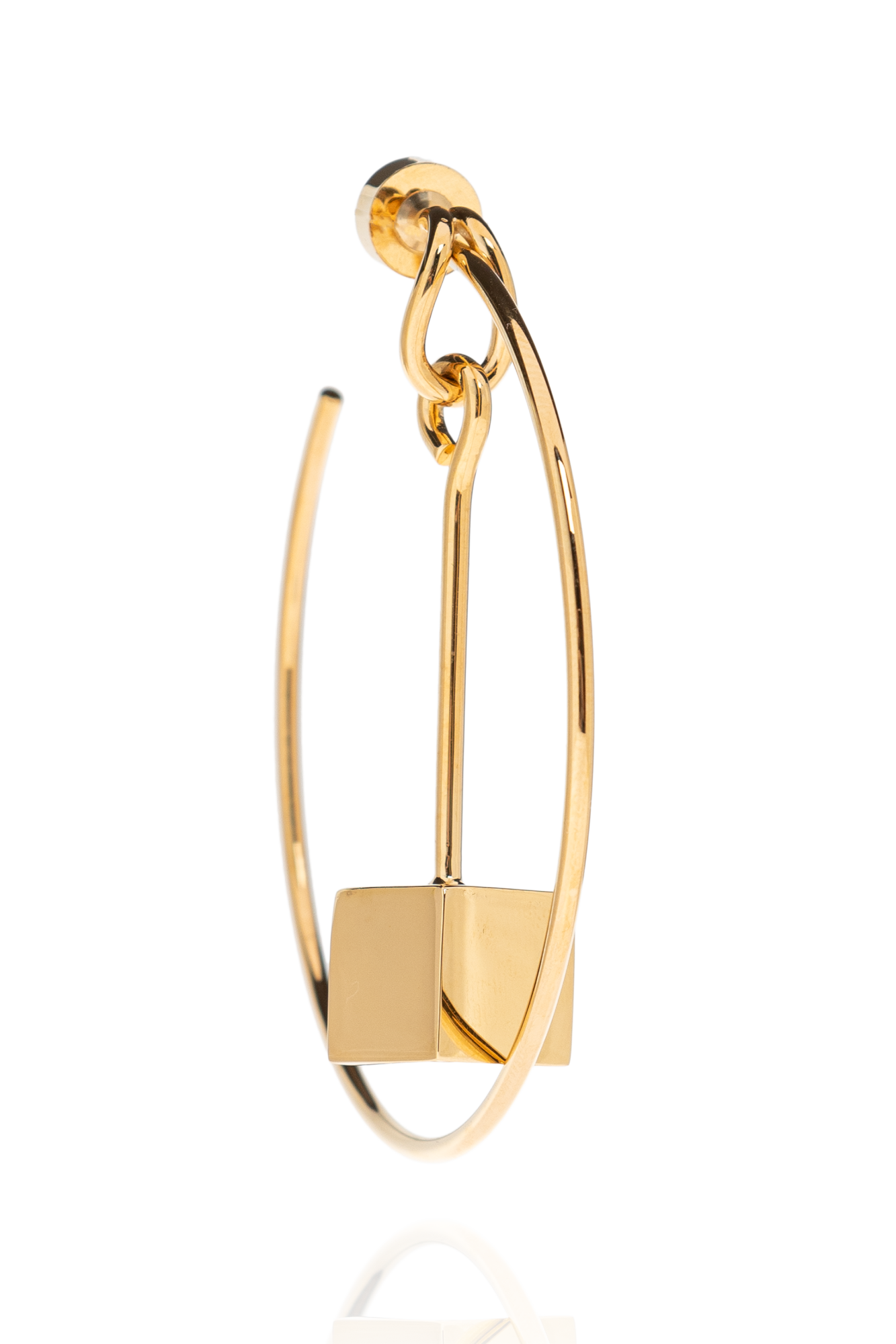 【JACQUEMUS】Jewel イヤーカフ Les Boucles J earrings in gold - Jacquemus | Mytheresa